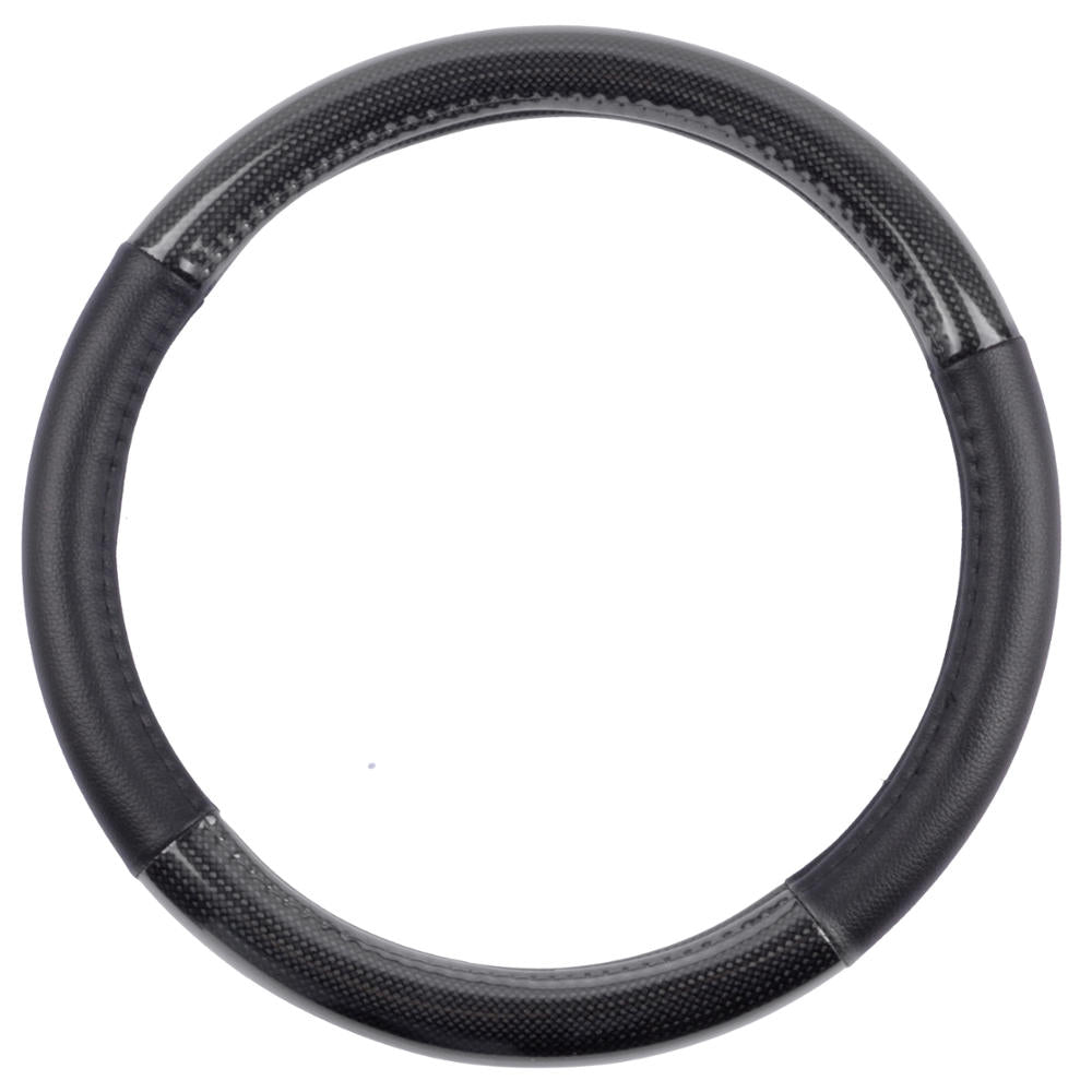 BDK Carbon Fiber Steering Wheel Cover (Fits 14.5" - 15.5")