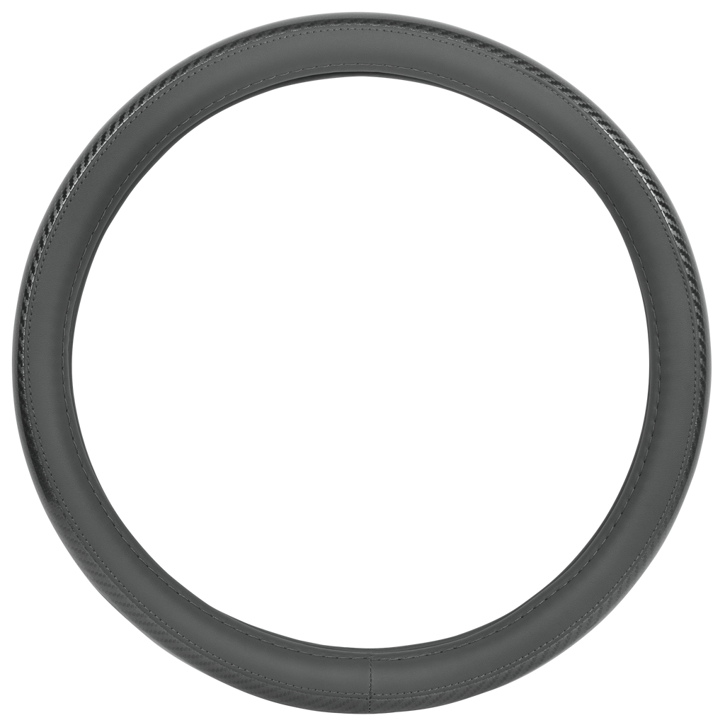 MotorTrend CarbonGripX Non-Slip Carbon Fiber Steering Wheel Cover (Fits 14.5" - 15.5")