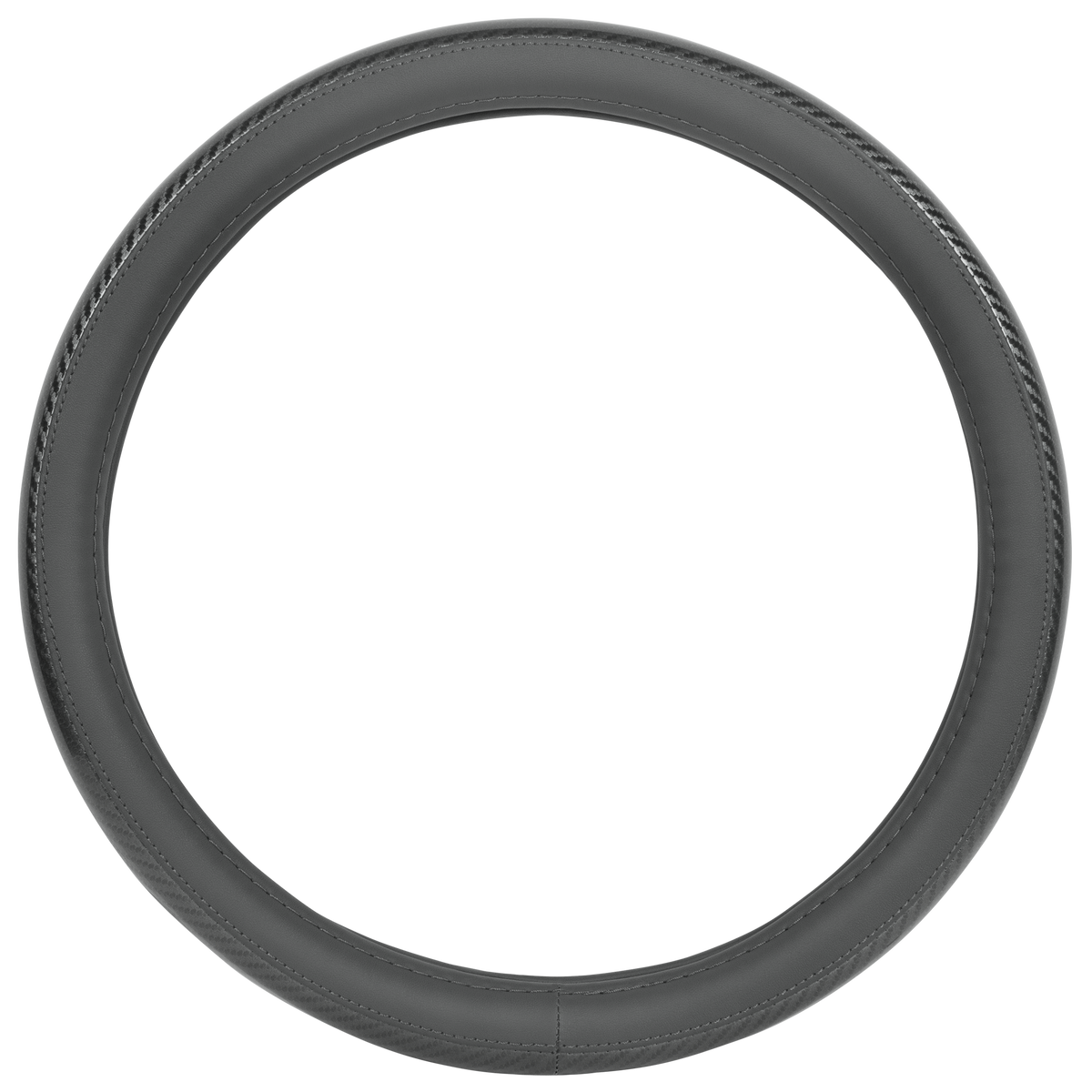 MotorTrend CarbonGripX Non-Slip Carbon Fiber Steering Wheel Cover (Fits 14.5" - 15.5")