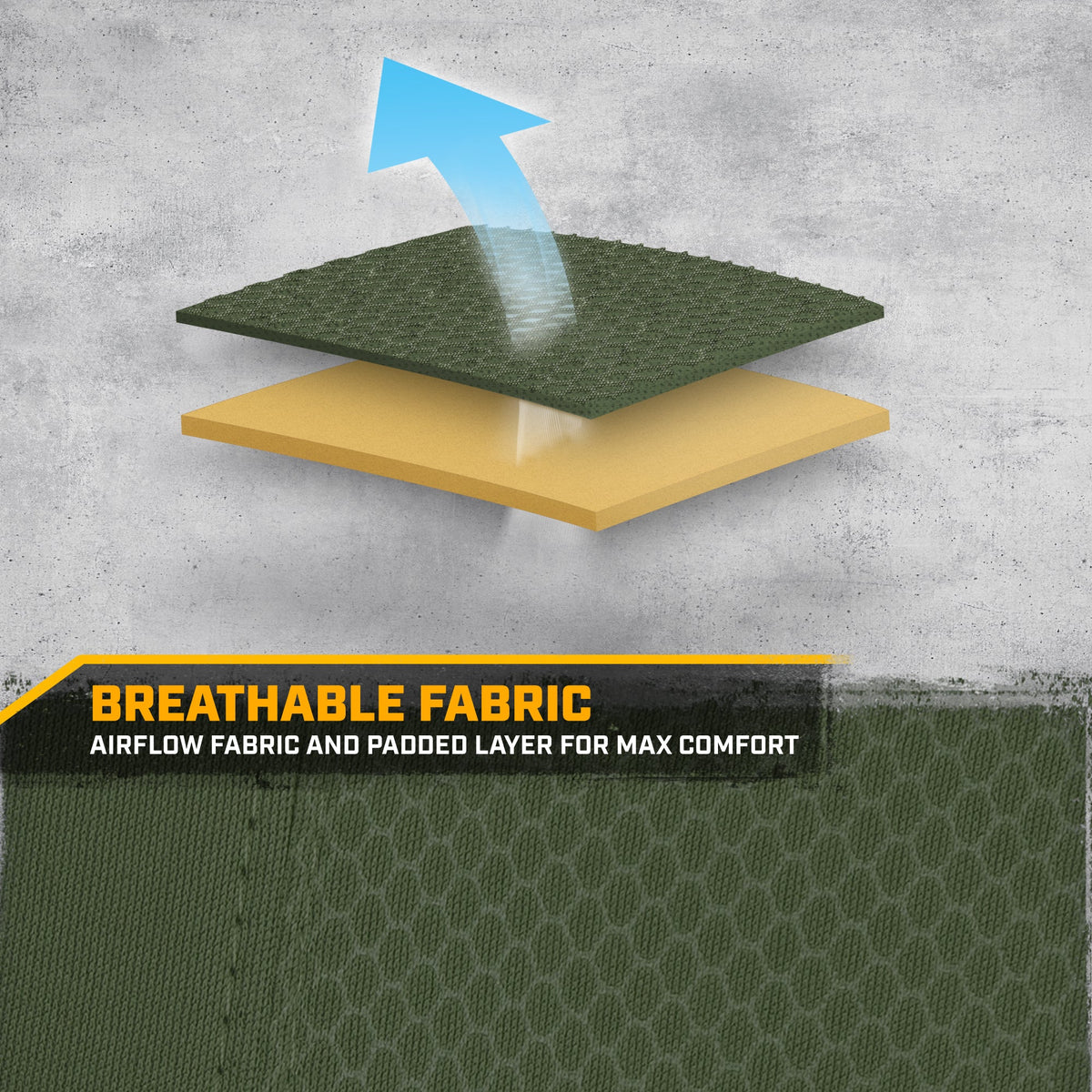 Cat Flexfit Green Rear Seat Cover for Car – Durable Canvas & Mesh Design 60/40 Split Bench Protector for Cars, Trucks & SUVs – Back Seat Cover for Rear Bench – Interior Car Accessory