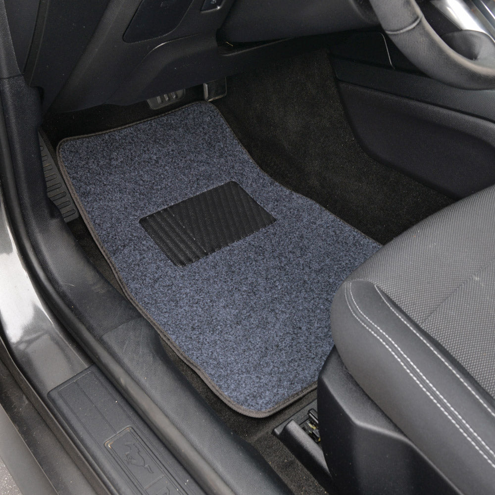 MotorTrend 4-Piece Premium Inter-Lock Backing Carpet Front Floor Mats and Rear Floor Mats