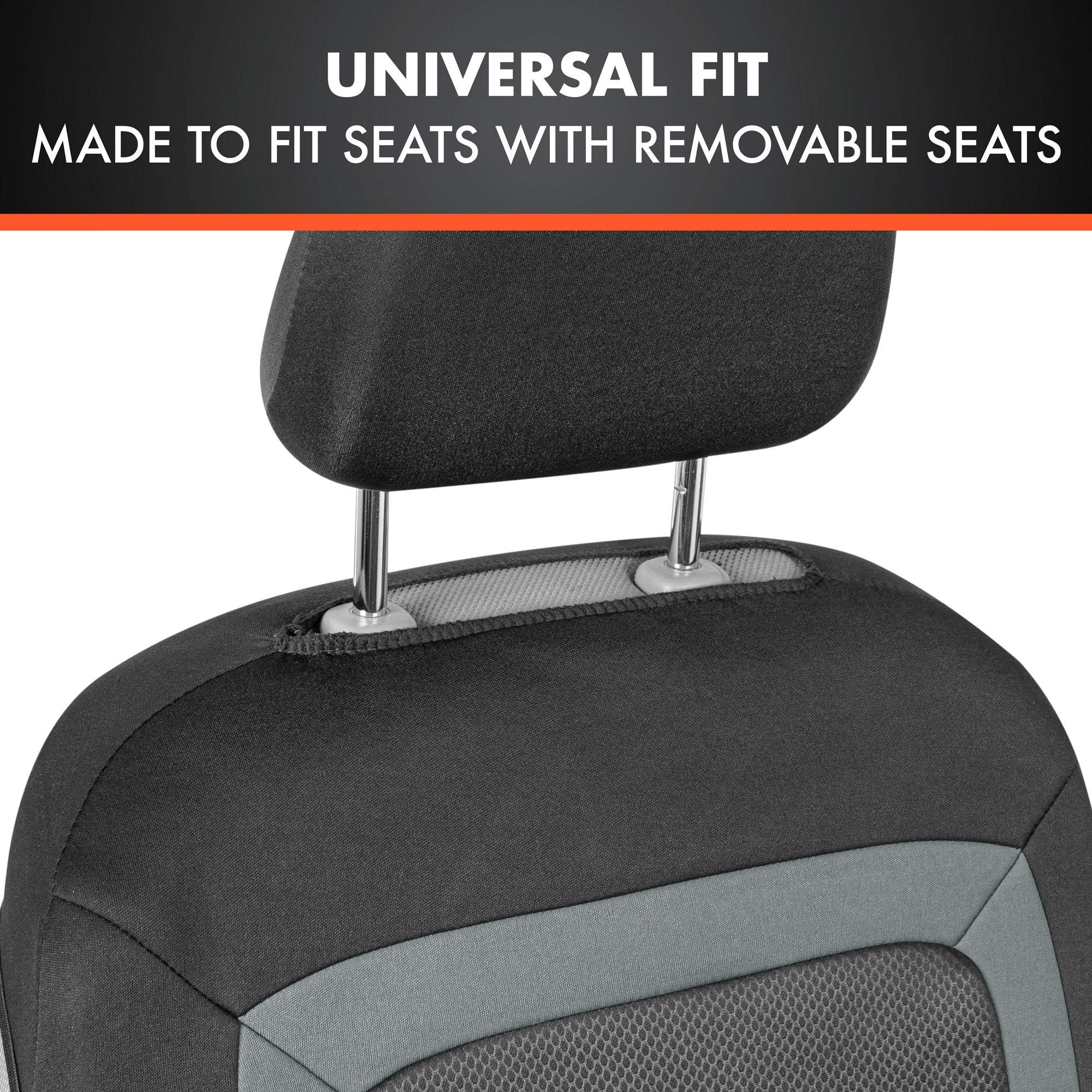 BDK 2-Pack FreshMesh with Honeycomb Backing Front Seat Covers