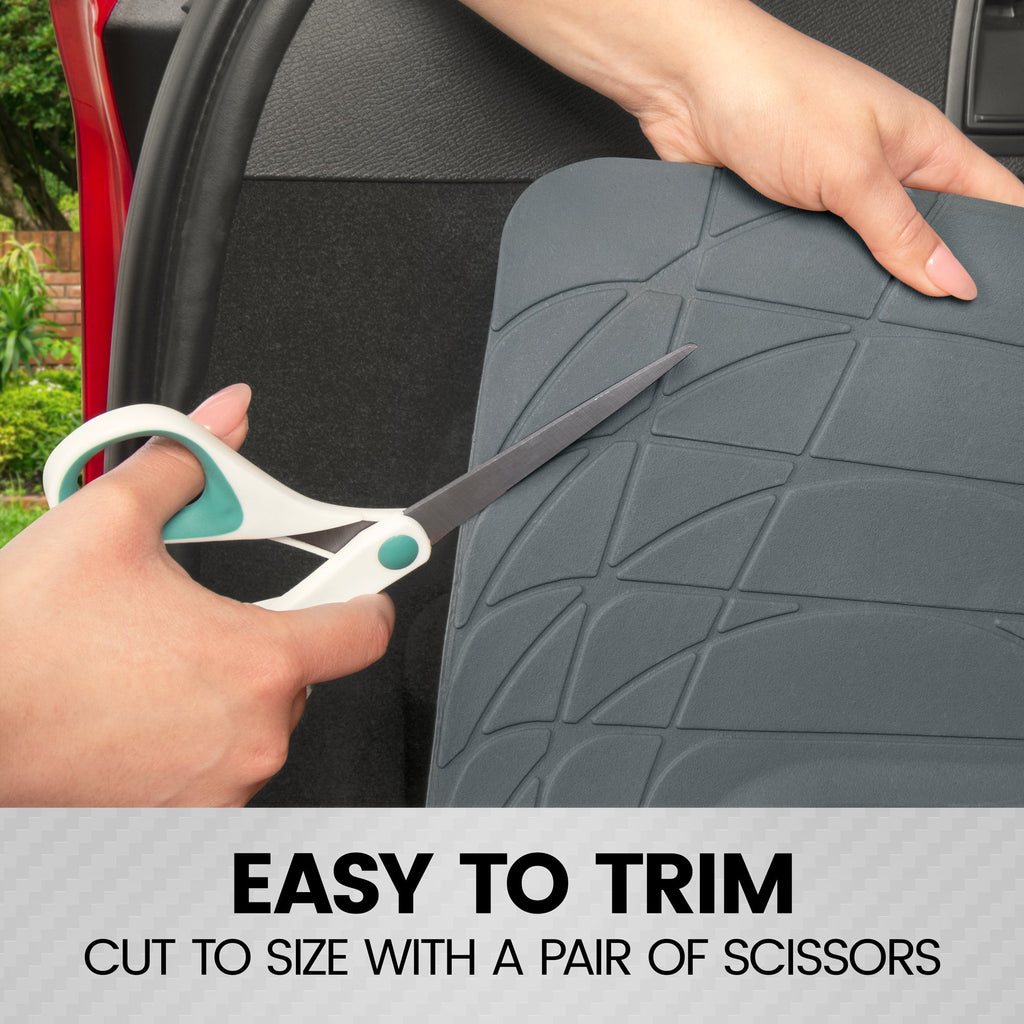 BDK Trunk/Cargo Rubber Liner - Heavy Duty, All Weather, Trim to Fit (53.8" x 43.2")