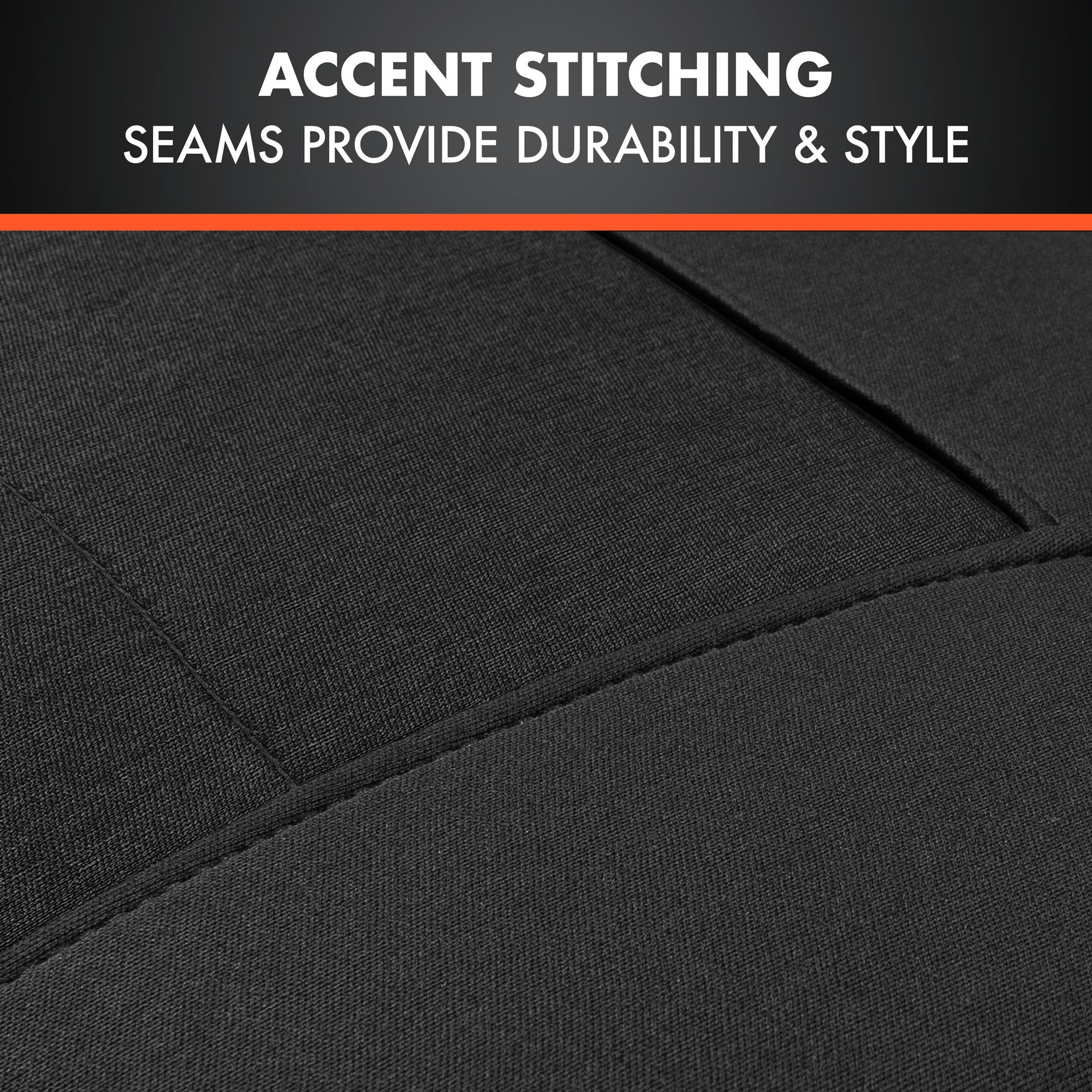 BDK carXS Turismo Car Seat Covers Full Set, Beige Two-Tone Front Seat Covers with Split Rear Bench Back Seat Cover, Automotive Seat Covers for Trucks SUV Van Auto (Multiple Colors)