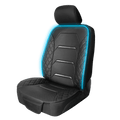 MotorTrend 2-Piece LED Front Seat Cover - 16 Colors & 4 Light Modes
