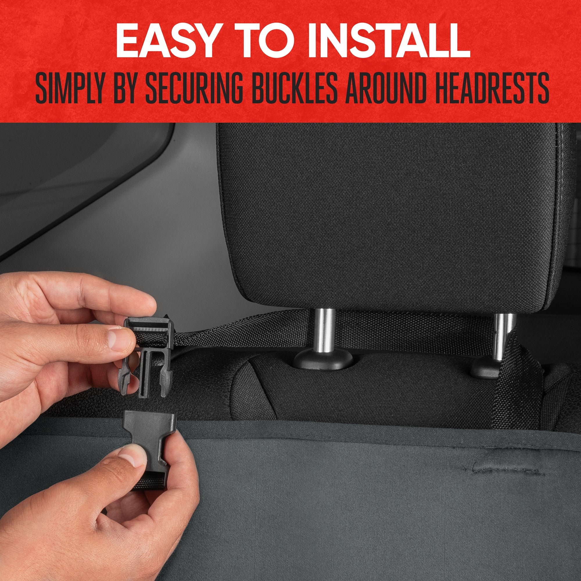 MotorTrend AquaShield Water-Proof Neoprene Rear Seat Covers