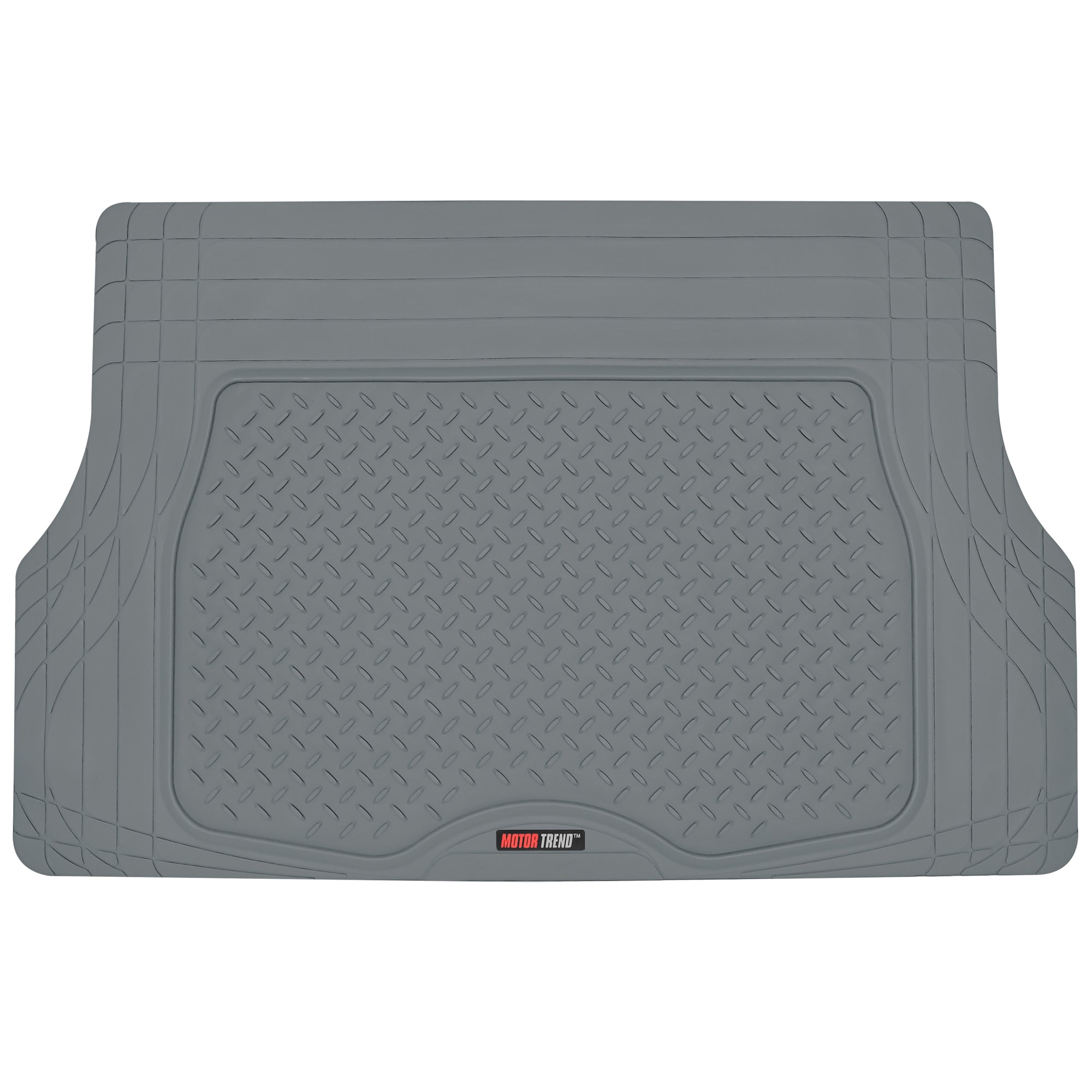 MotorTrend 4-Piece FlexTough Deep Dish Front Floor Mats, Rear Floor Mat, and Trunk/Cargo Mat - Heavy Duty, All Weather, Trim to Fit