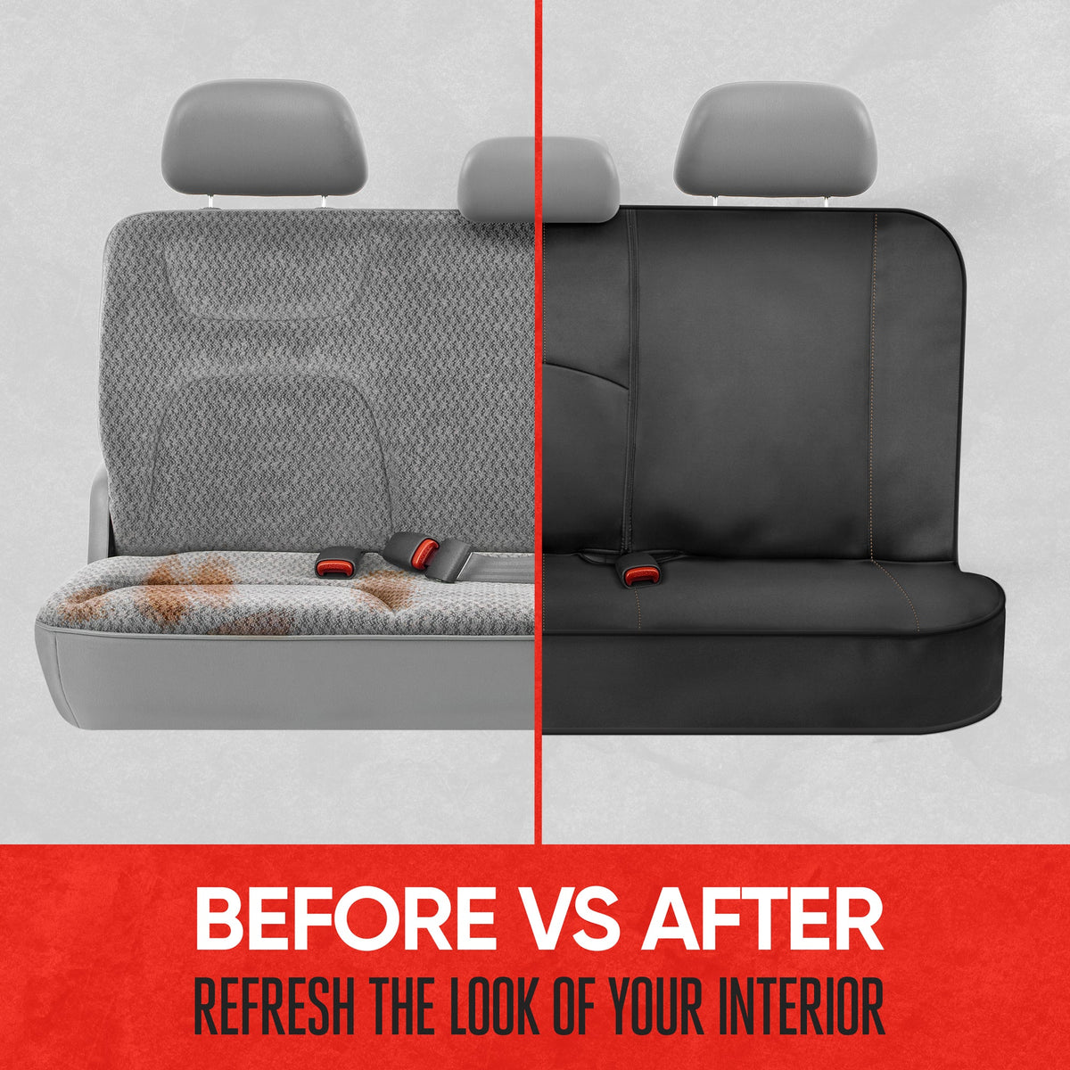 MotorTrend SpillGuard Water-Proof Neoprene Rear Seat Cover