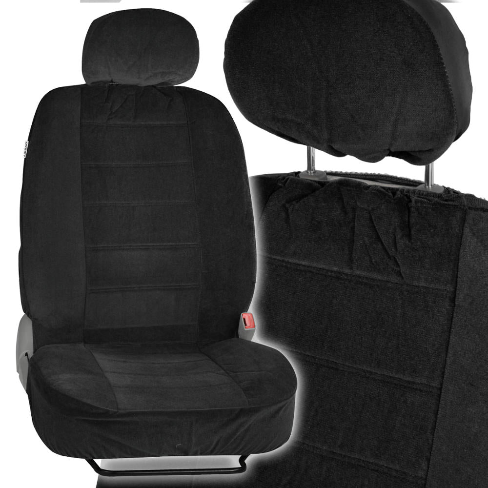 BDK 2-Pack Premium Regal Cloth Front Seat Covers