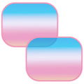 Carbella 2-Pack Rainbow Sunset Window Sunshades