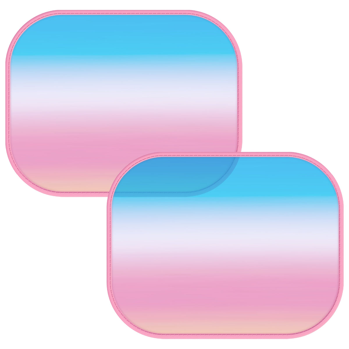 Carbella 2-Pack Rainbow Sunset Window Sunshades