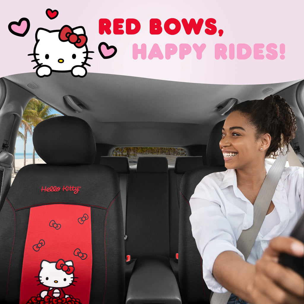 Carbella Official Hello Kitty 2-Pack Front Seat Covers