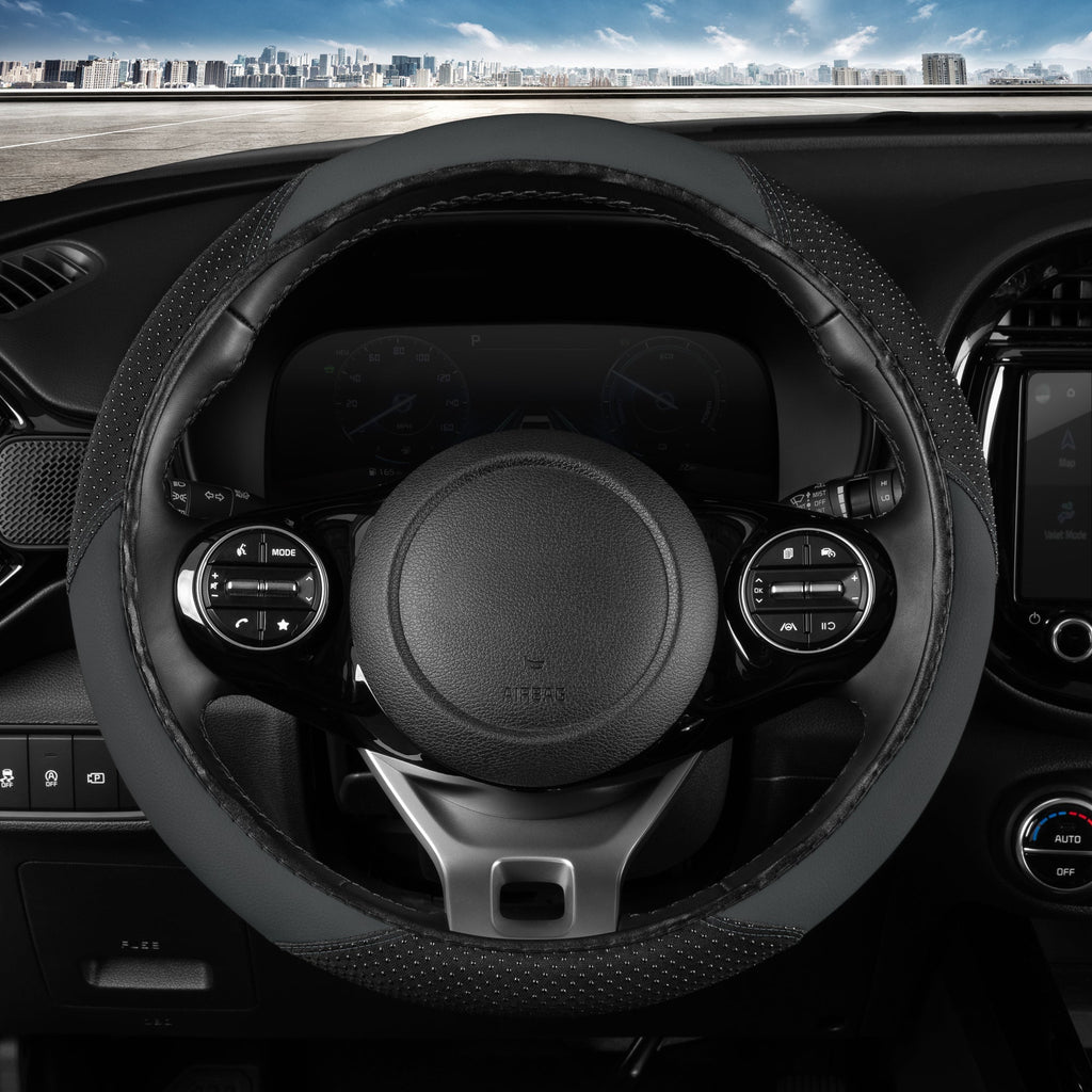 BDK SootheGrip MassageTouch Steering Wheel Cover (Fits 14.5" - 15.5")
