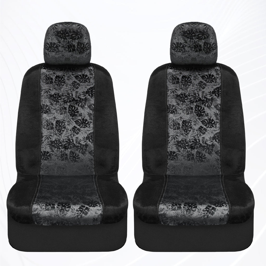 BDK 2-Pack Black Maui Front Seat Covers