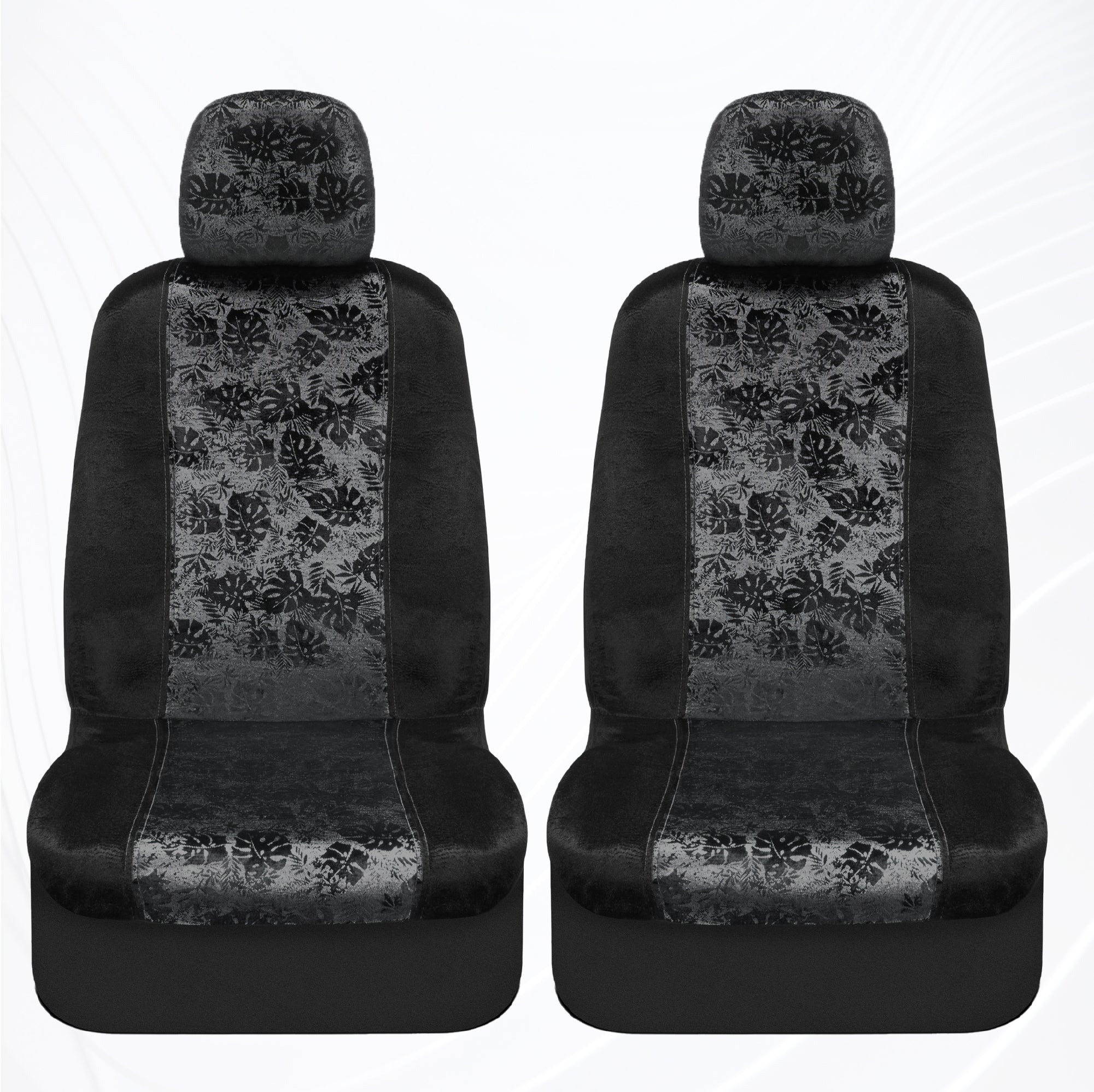 BDK 2-Pack Black Maui Front Seat Covers
