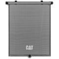 CAT 1-Pack Universal Retractable Pull-Down Roller Sunshade (14" x 19") - Single Gray