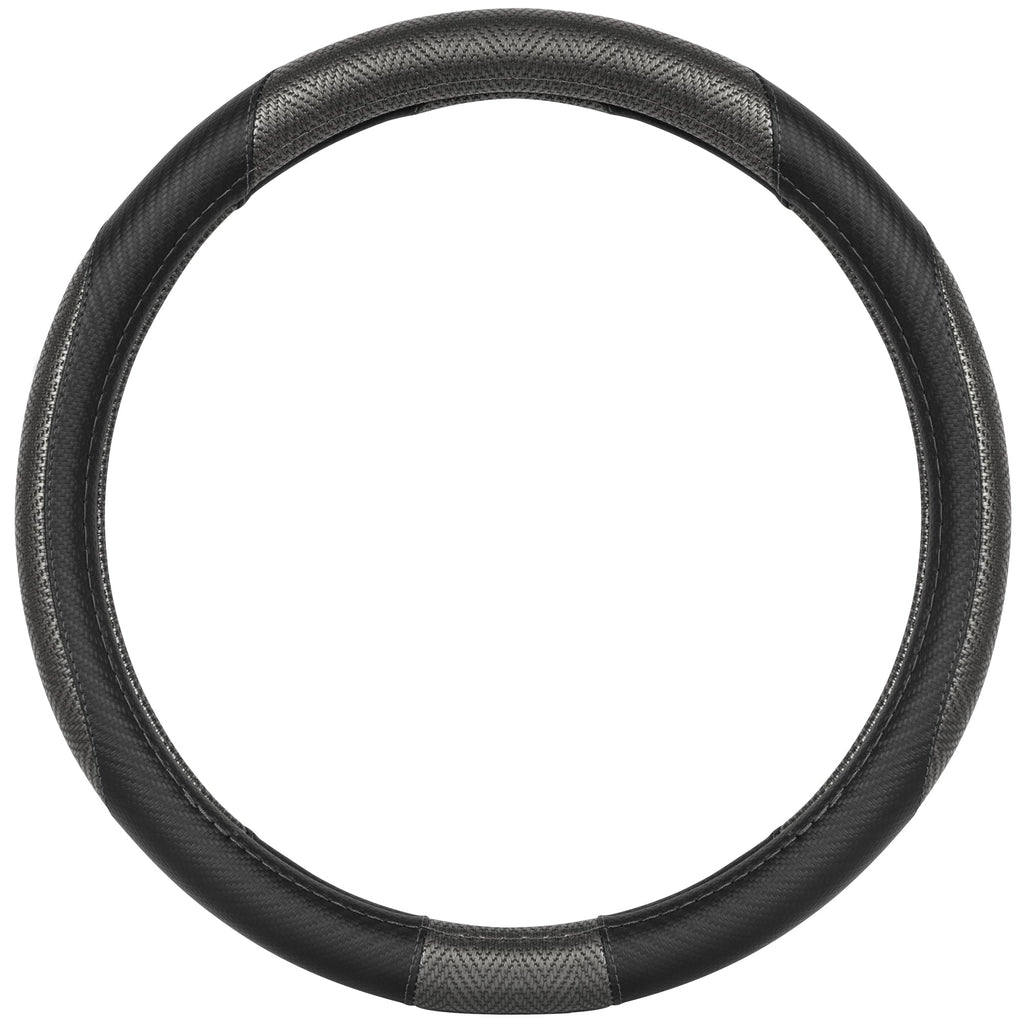 MotorTrend GripTech Perforated Pattern Sport Grip Steering Wheel Cover (Fits 14.5" - 15.5")