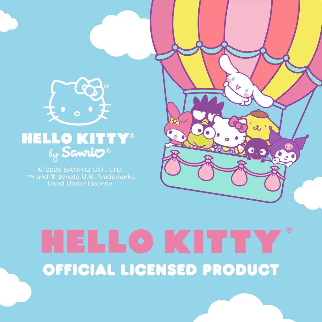 Hello Kitty Car Mats 4pc Floor Mats for Cars Trucks SUVs Kawaii Car Floor Mats for Women Men Accessories Rubber Heavy Duty Cute Non-Slip Always Front Rear Hello Kitty Car Accessories Classic Black with Red Bows