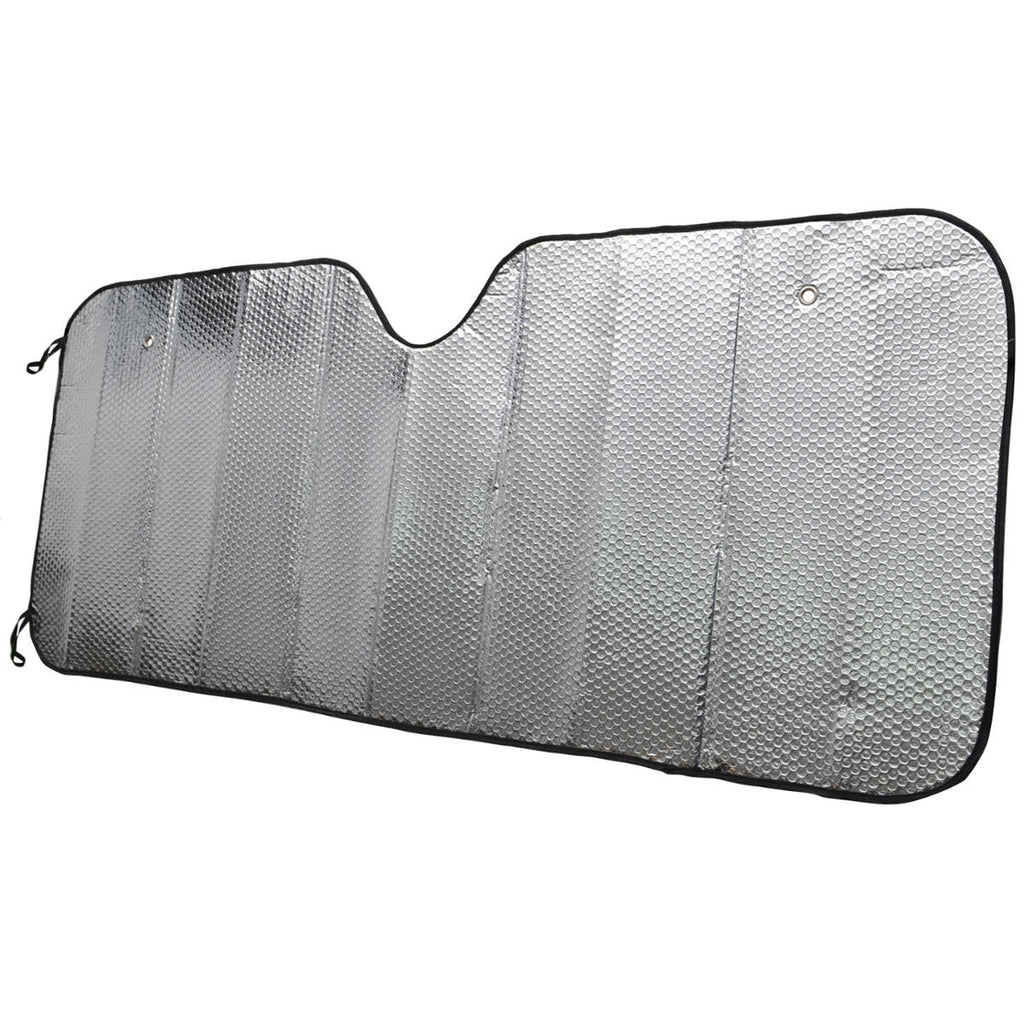 BDK Chrome Reflective Front Windshield Sunshade Standard (58" x 24")