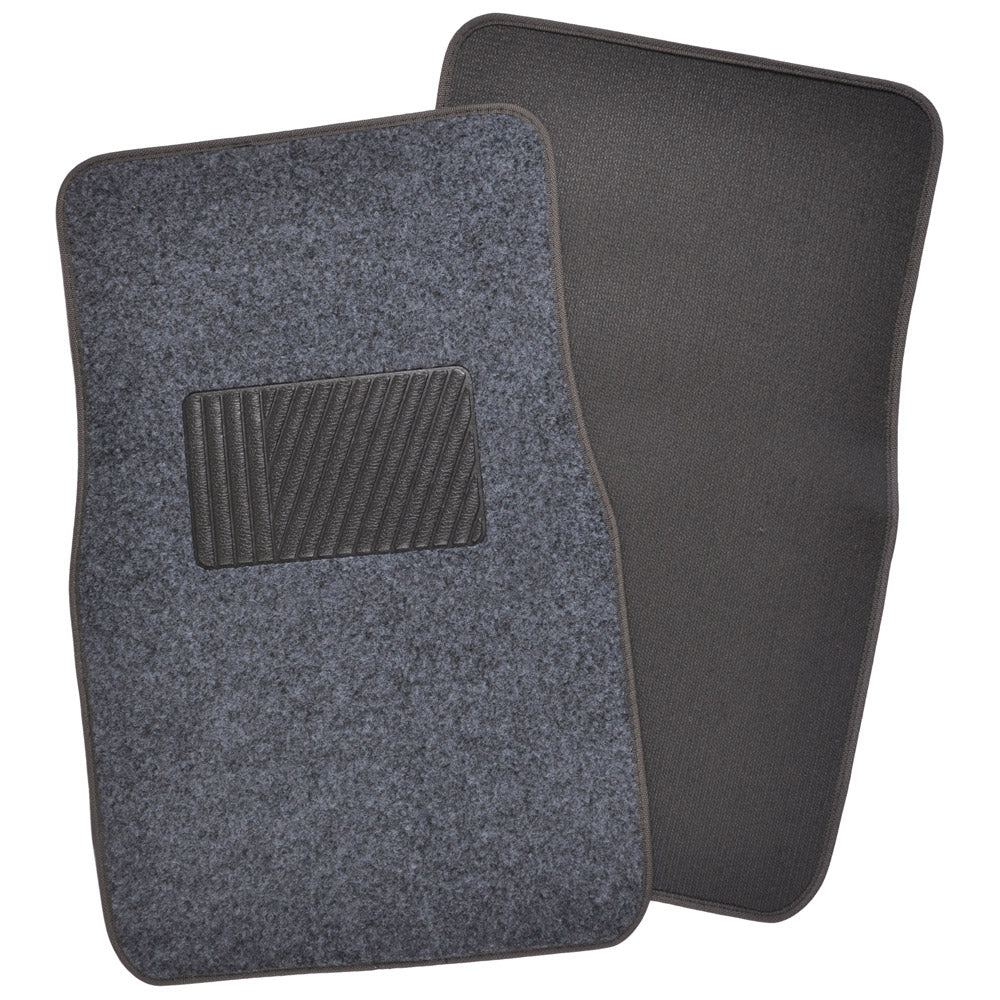 MotorTrend 4-Piece Premium Inter-Lock Backing Carpet Front Floor Mats and Rear Floor Mats