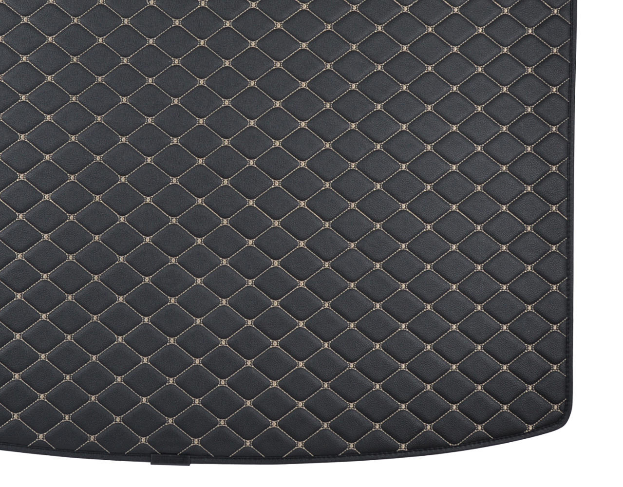 BDK Custom Fit Diamond Stitch Leatherette Trunk/Cargo Liner Mat for Ford Escape (2013 - 2016)