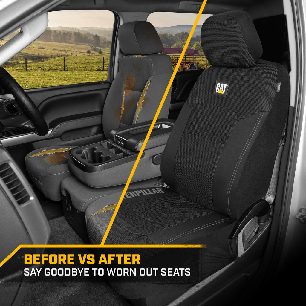 CAT 2-Pack MeshFlex Front Seat Covers
