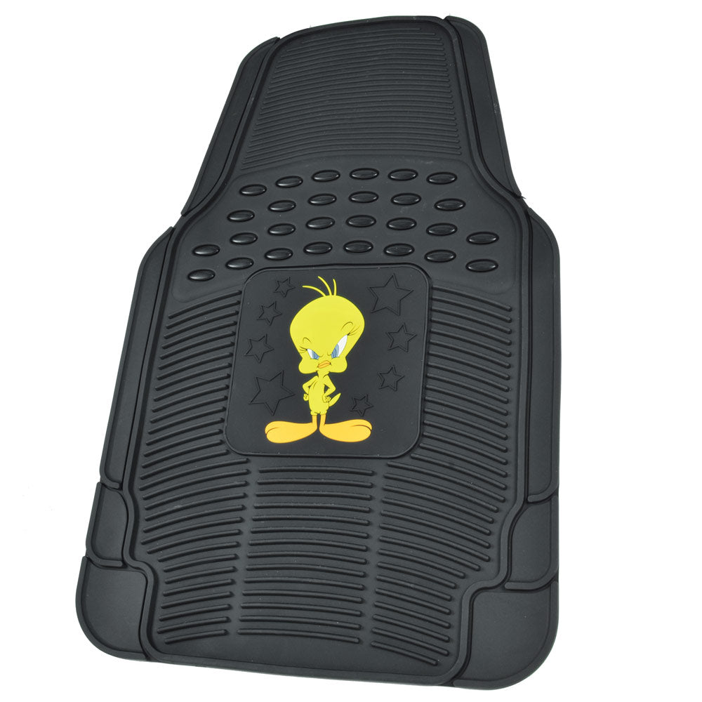 BDK Armored Super Hero Car Floor Mats - Officially Licensed DC Comics - All Weather Heavy Duty Auto Interior Liners for Car Truck Van SUV (Multiple Styles)