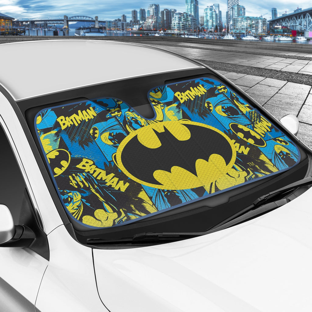 Warner Bros DC Comics Batman Front Windshield Sunshade (58" x 27")