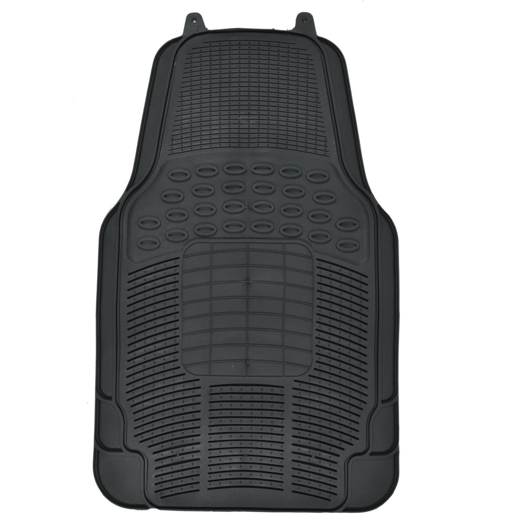 BDK Armored Super Hero Car Floor Mats - Officially Licensed DC Comics - All Weather Heavy Duty Auto Interior Liners for Car Truck Van SUV (Multiple Styles)