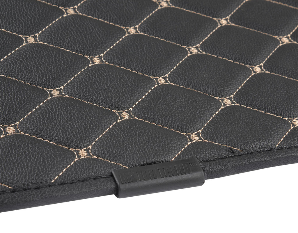 BDK Custom Fit Diamond Stitch Leatherette Trunk/Cargo Liner Mat for Jeep Grand Cherokee (2014 - 2016)