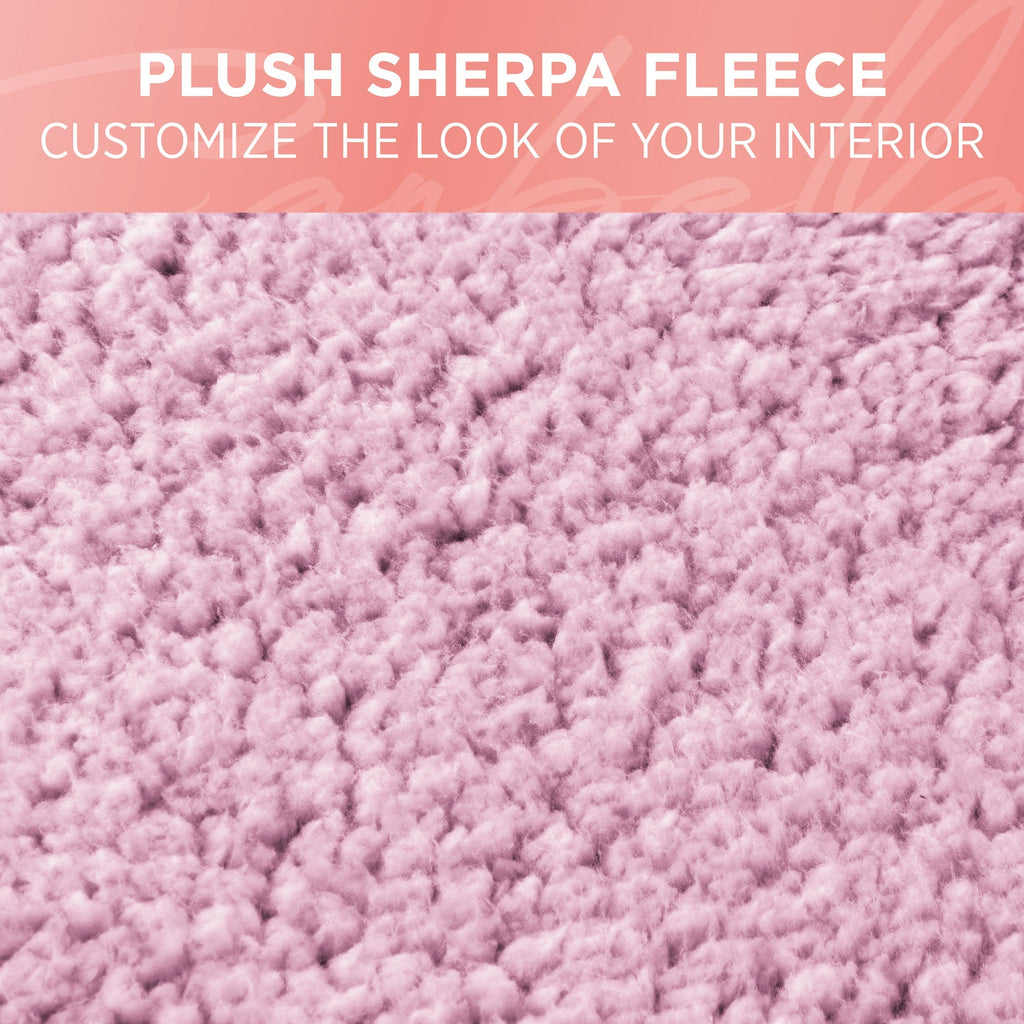 Carbella 2-Pack Plush Sherpa Fleece Front Seat Covers