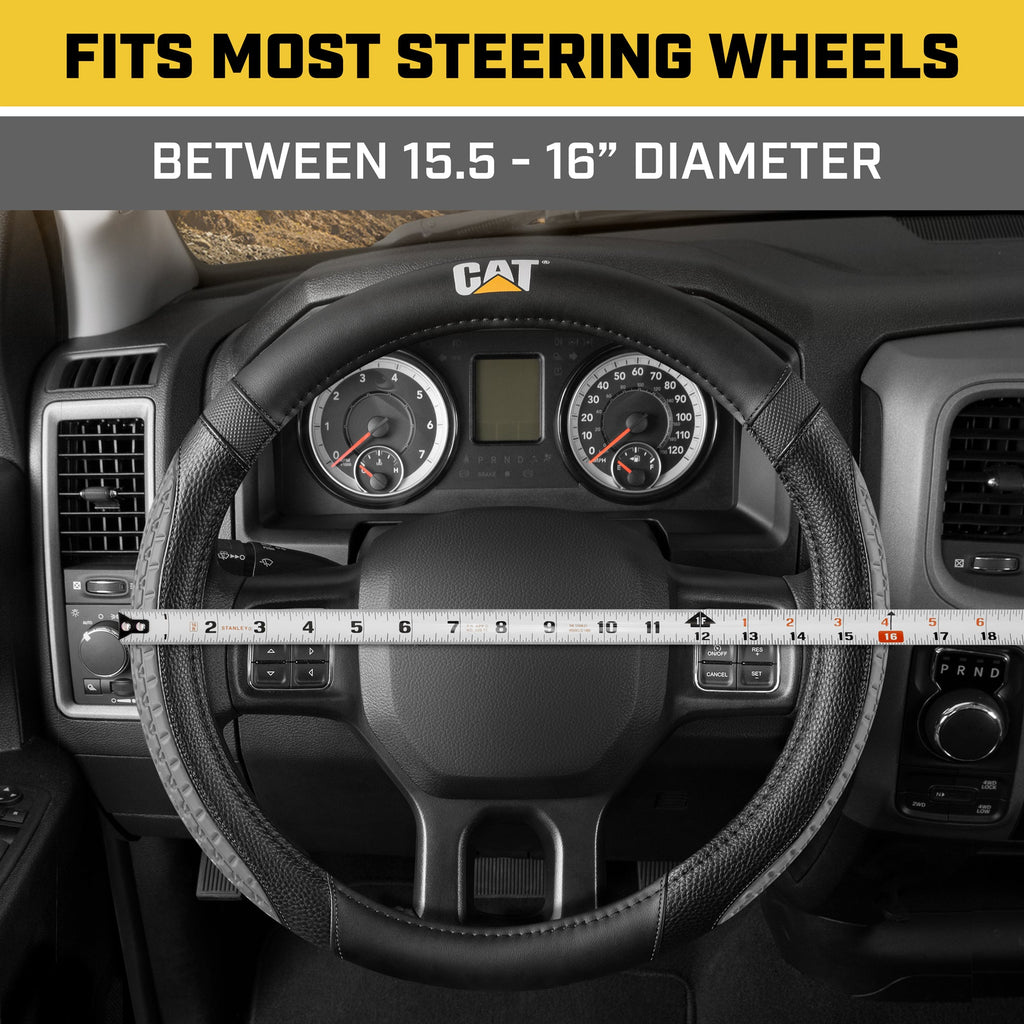 CAT DuraGrip Steering Wheel Cover L (Fits 15.5" - 16")