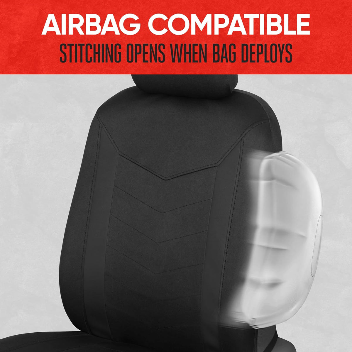 MotorTrend 2-Pack SpillGuard Water-Proof Neoprene Front Seat Covers