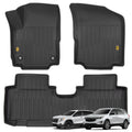 CAT® JustFit™ 3D Custom Fit Floor Mats for Chevy Equinox GMC Terrain 2019 2020 2021 2022 2023 2024 - Heavy Duty Floor Liner Protection Laser Measured, Chevy Equinox Accessories, GMC Terrain Accessories Car Liner