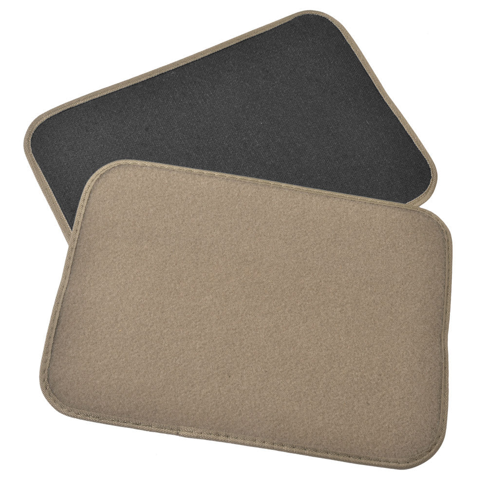 MotorTrend 4-Piece Premium Inter-Lock Backing Carpet Front Floor Mats and Rear Floor Mats