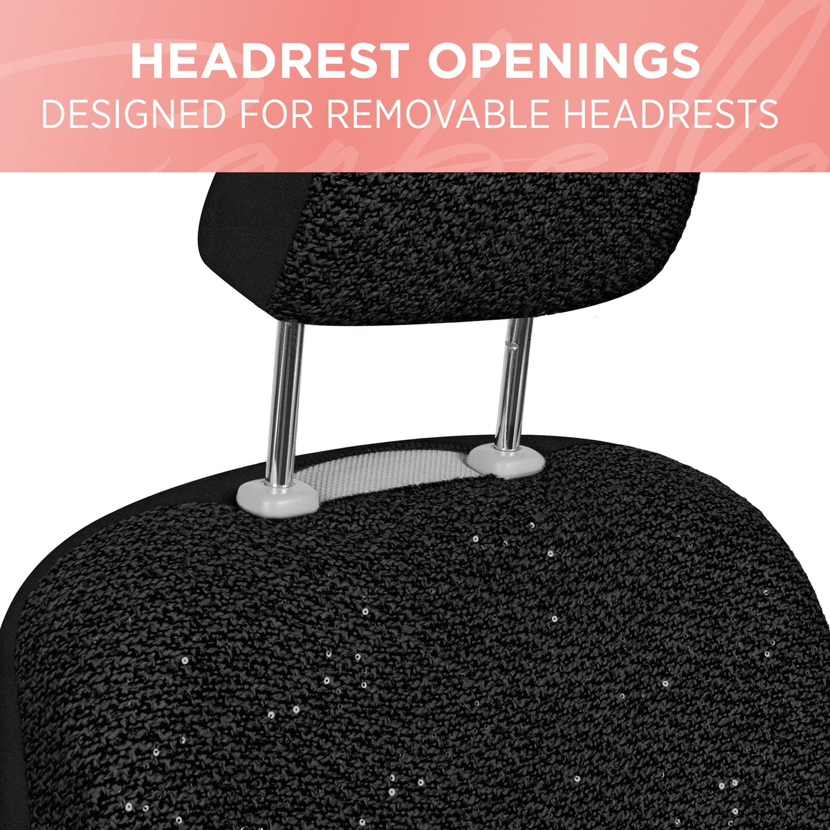 Carbella Sequin Tweed Front Seat Covers
