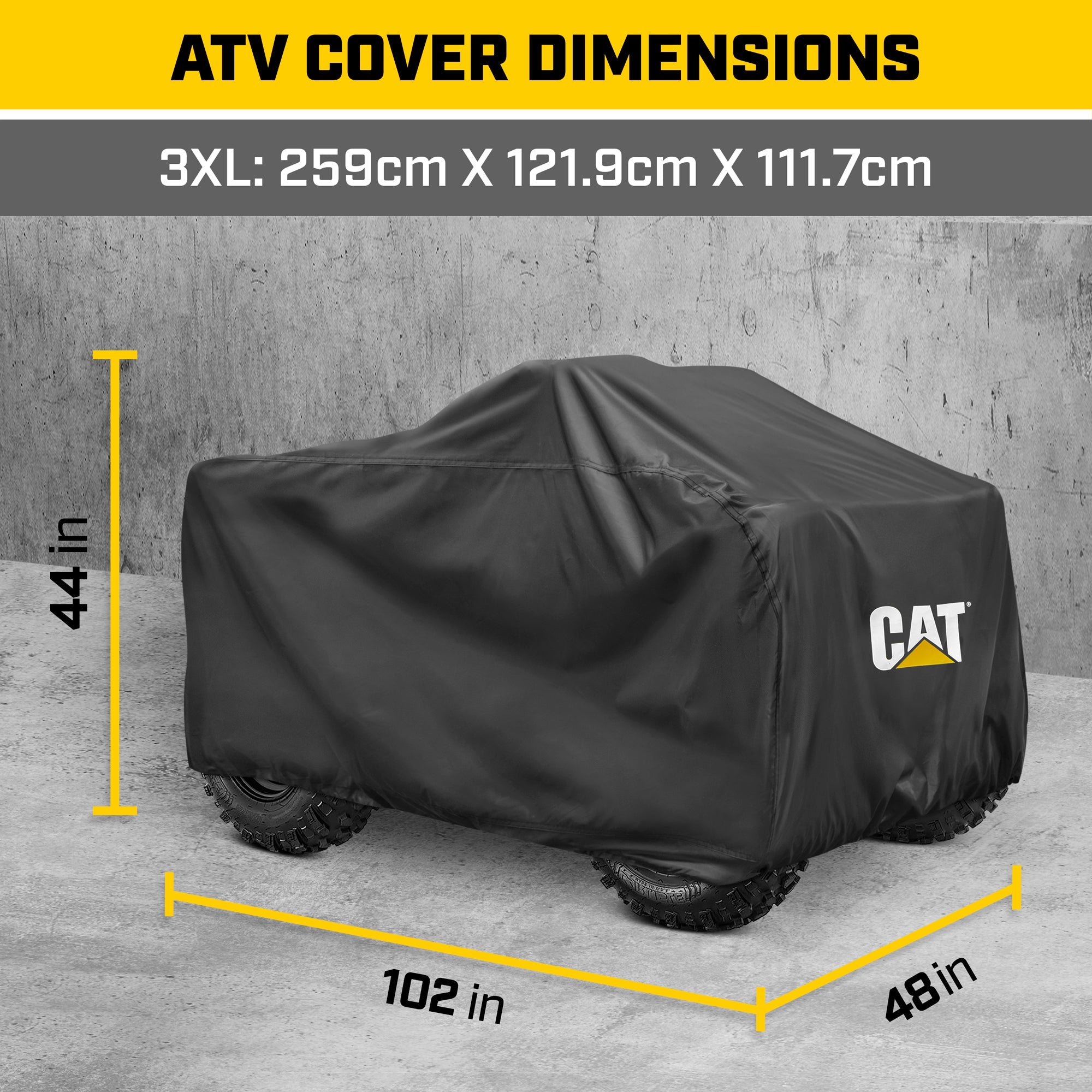 CAT MudShield Outdoor Ultimate Protection Vehicle Cover for ATVs