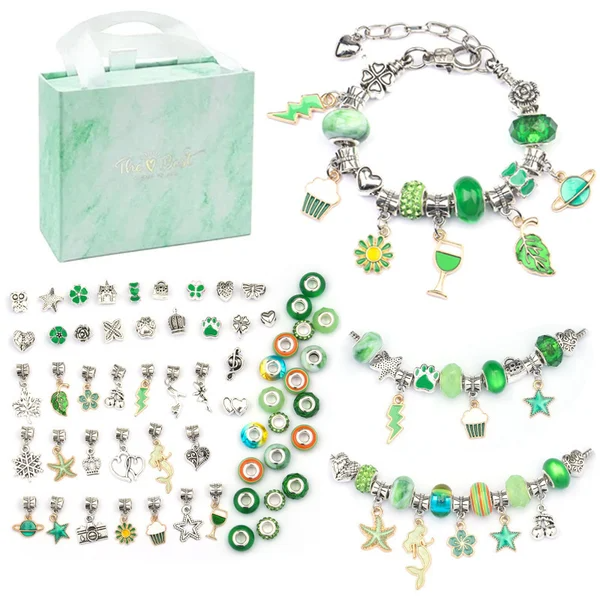 (🌲Early Christmas Sale)🎉The Best Gift For Children-🎀DIY Gorgeous Bracelet Set