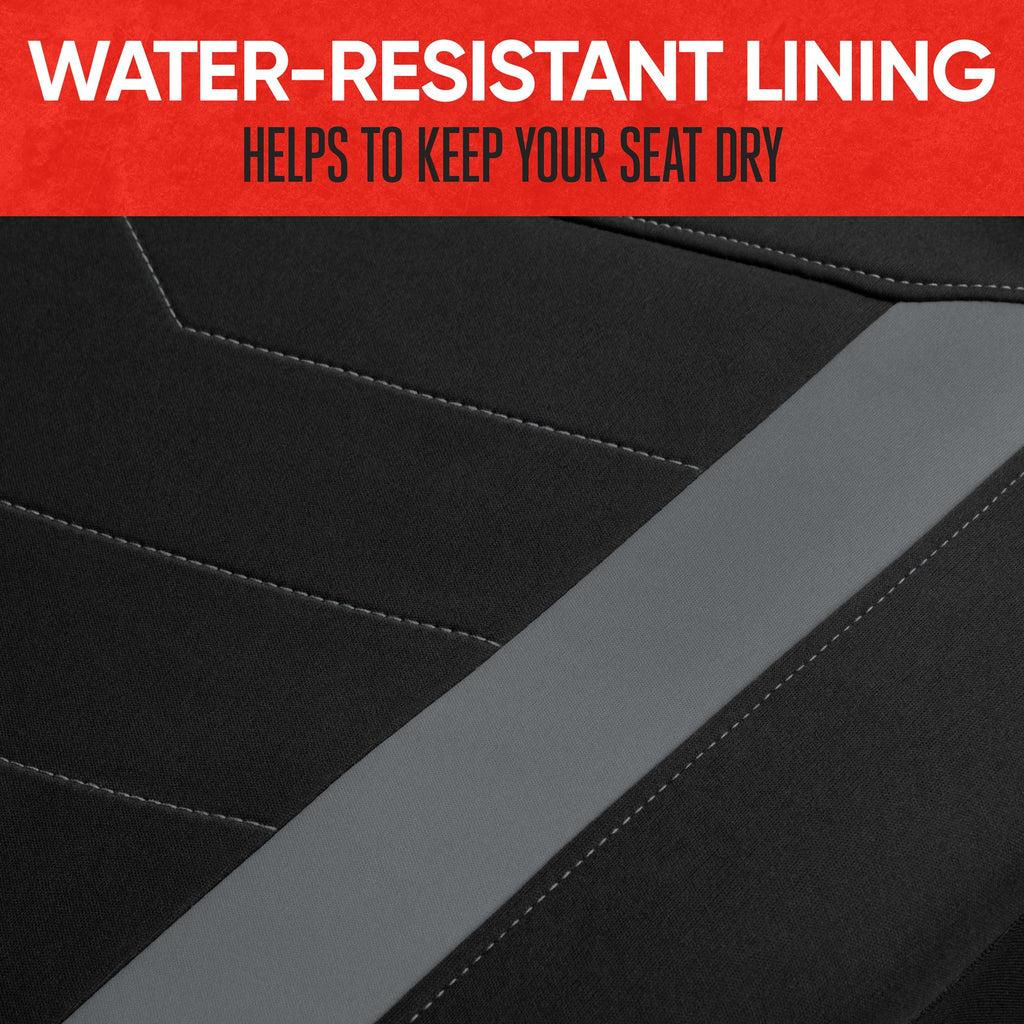 MotorTrend 2-Pack SpillGuard Water-Proof Neoprene Front Seat Covers