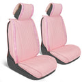Carbella 2-Pack CrystalClear Luxurious Leatherette Front Seat Covers with Crystals