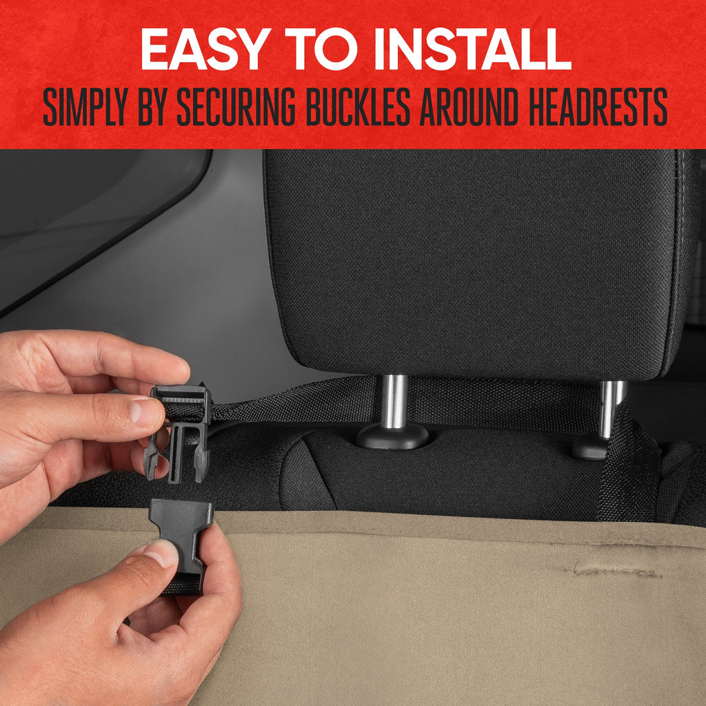 MotorTrend AquaShield Water-Proof Neoprene Rear Seat Covers