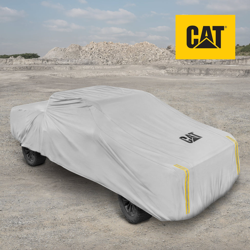 CAT Workforce Vehicle Cover for Pickup Trucks with Safety Reflective Strips - Heavy Duty, All Weather, All Seasons