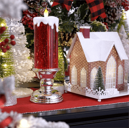🔥 49% OFF🔥 LED Christmas Candles With Pedestal🕯🕯🕯