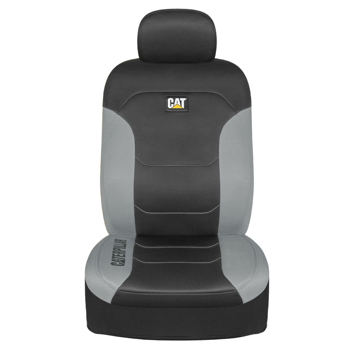 CAT 2-Pack FlexFit Front Seat Covers with Hexagonal Design