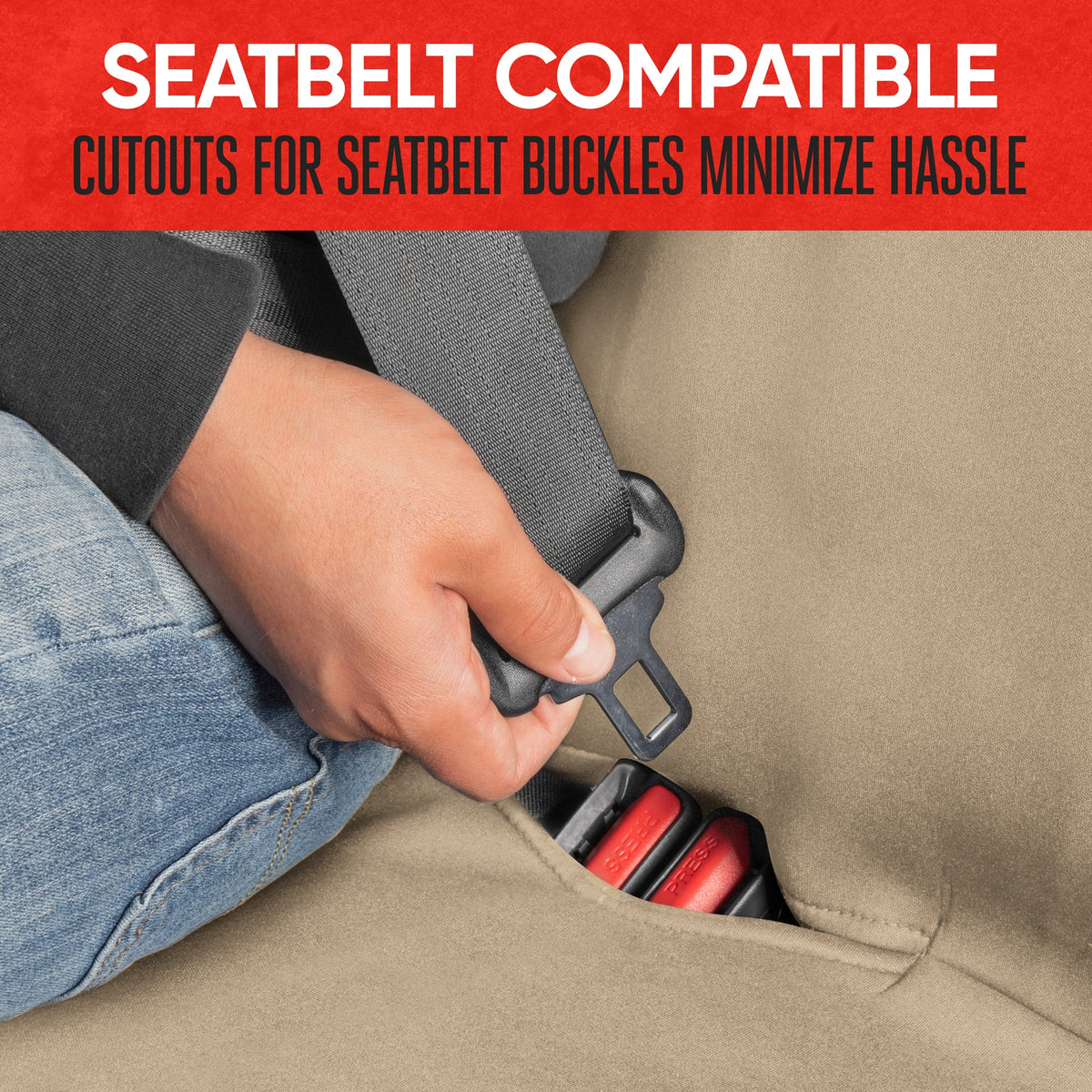 MotorTrend AquaShield Water-Proof Neoprene Rear Seat Covers