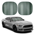 Carbella 2PC Charcoal Gray Car Windshield Sun Shade – Sun Visor & Sunshade for Windshield – UV Rays Interior Protection - Easy Setup & Keeps Your Vehicle Cool – SUV & Truck Accessories - 31.75 x 28.75