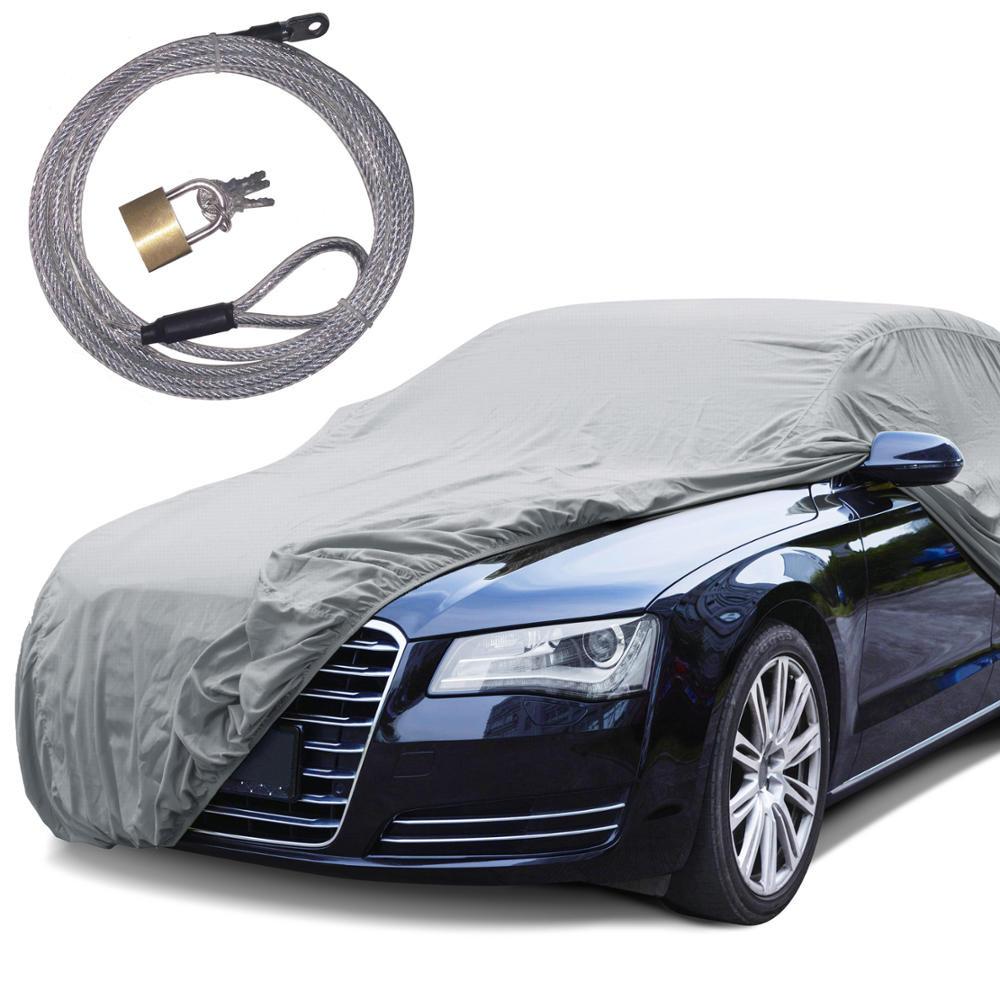 BDK Universal Fit Vehicle Cover for Cars, SUVs, Trucks, Vans - UV & Dust Proof, Water-Resistant