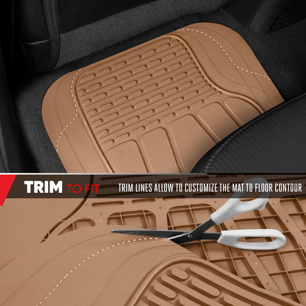 MotorTrend WingRunner Rear Floor Mat - Trim to Fit