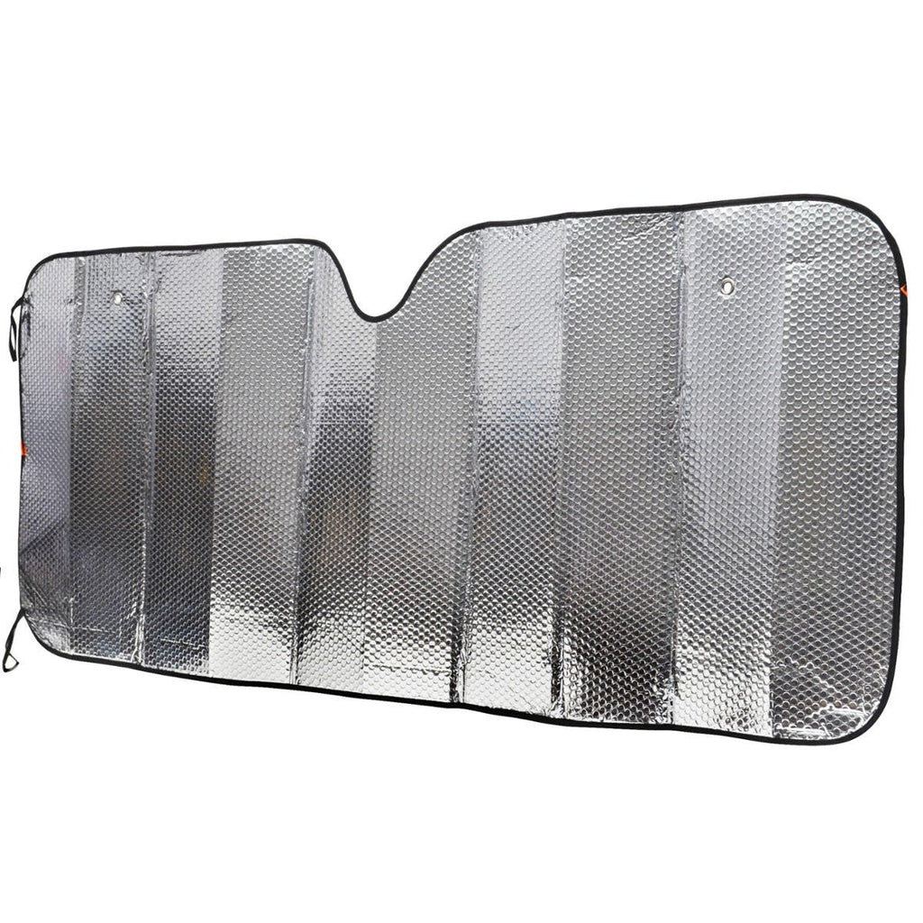 BDK Single Bubble Vehicle Sunshade for Cars, SUVS, Trucks, Vans XXXL (66" x 24")