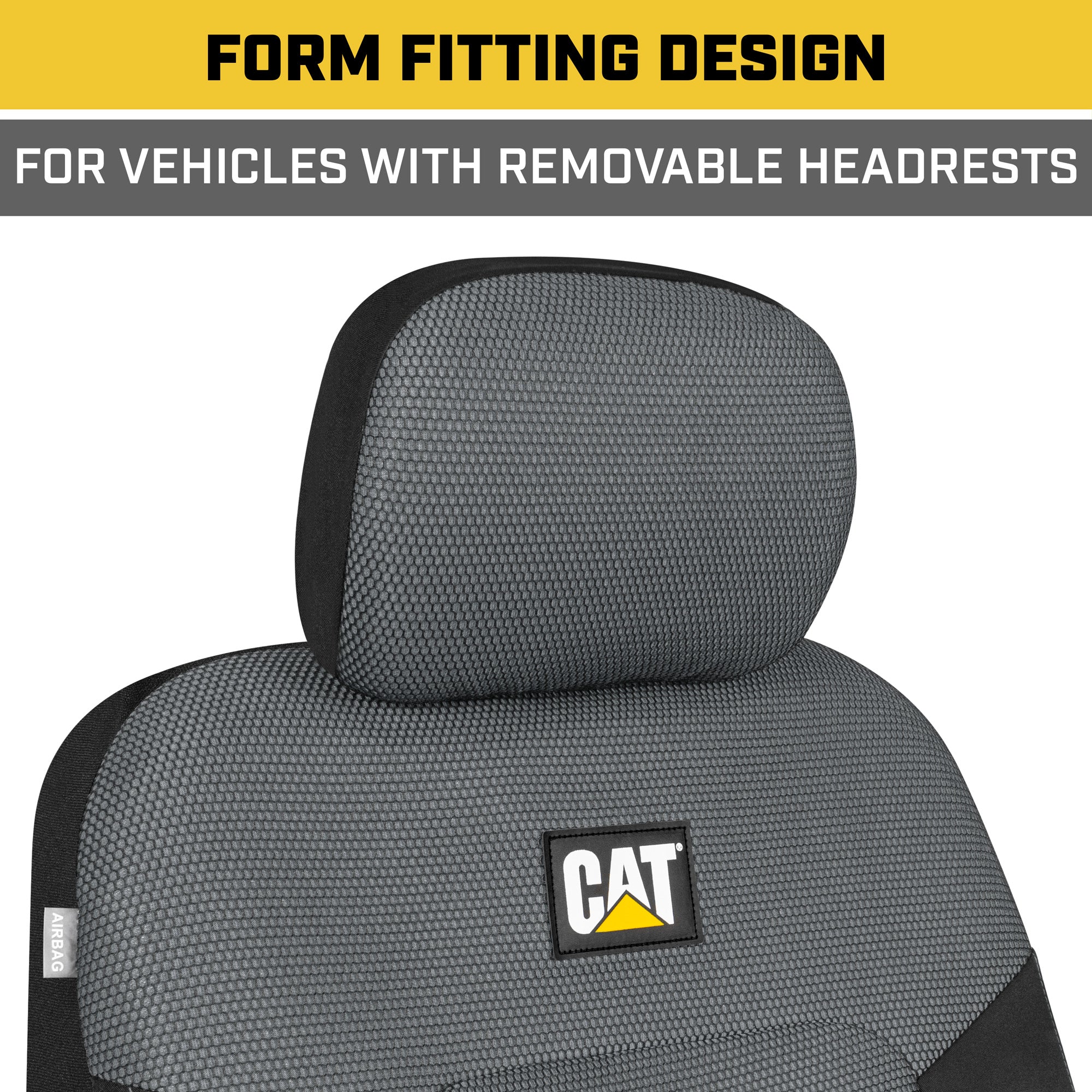 CAT 2-Pack MeshFlex Front Seat Covers